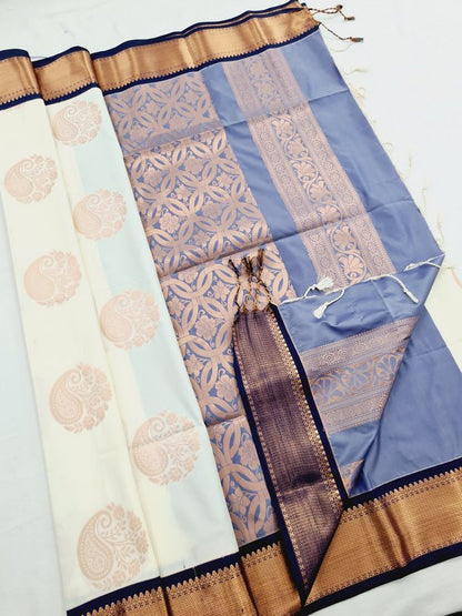 Kanchi Blended Semi Soft Silk Saree 705 – Kanchipuram Lakshaya Silks