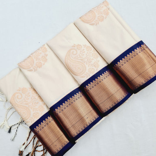 Kanchi Blended Semi Soft Silk Saree 708
