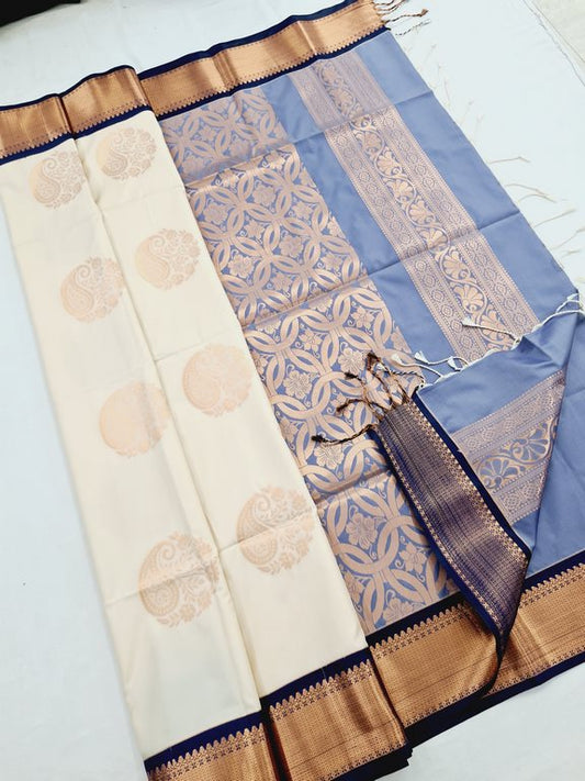 Kanchi Blended Semi Soft Silk Saree 708