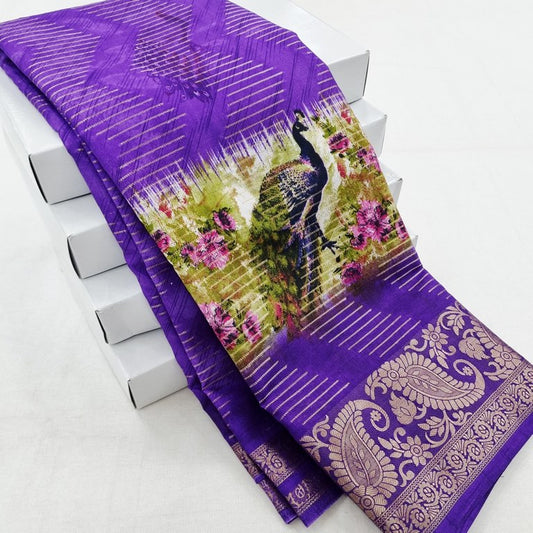 Kanchi Blended Trendy Fancy Silk Saree 816
