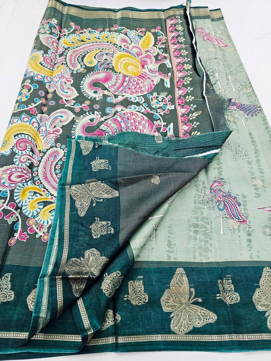 Kanchi Blended Trendy Fancy Silk Saree 823