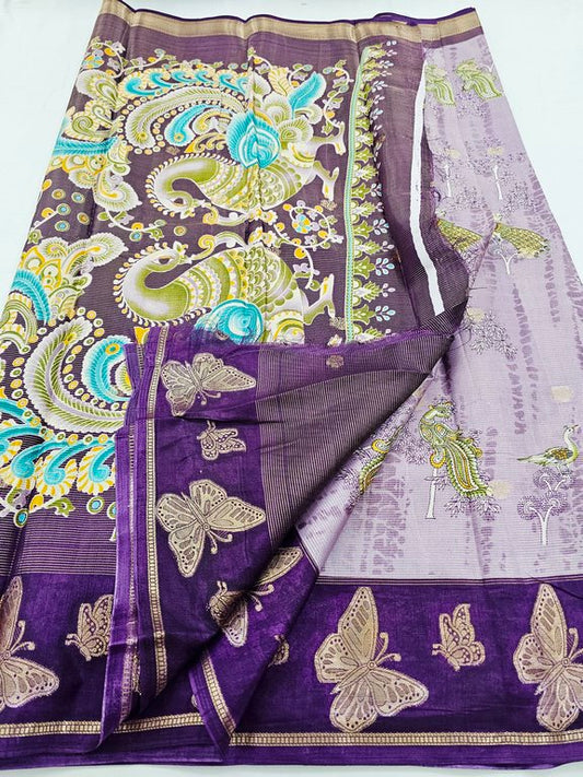 Kanchi Blended Trendy Fancy Silk Saree 824