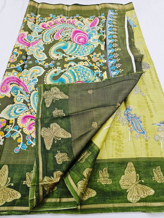 Kanchi Blended Trendy Fancy Silk Saree 825