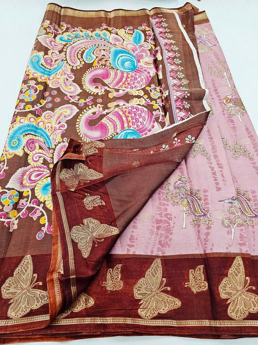 Kanchi Blended Trendy Fancy Silk Saree 829