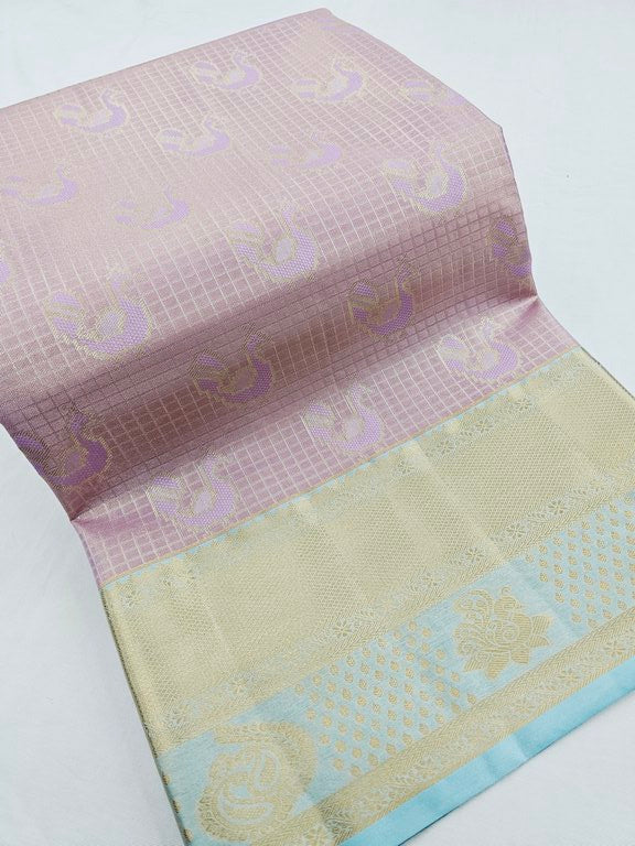 Kanchipuram Blended Tissue Silk Sarees 221
