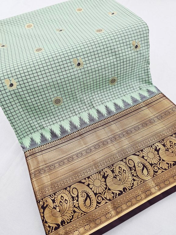 Kanchipuram Blended Bridal Silk Sarees 224