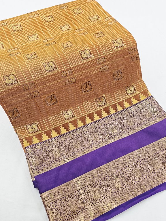 Kanchipuram Blended Bridal Silk Sarees 230