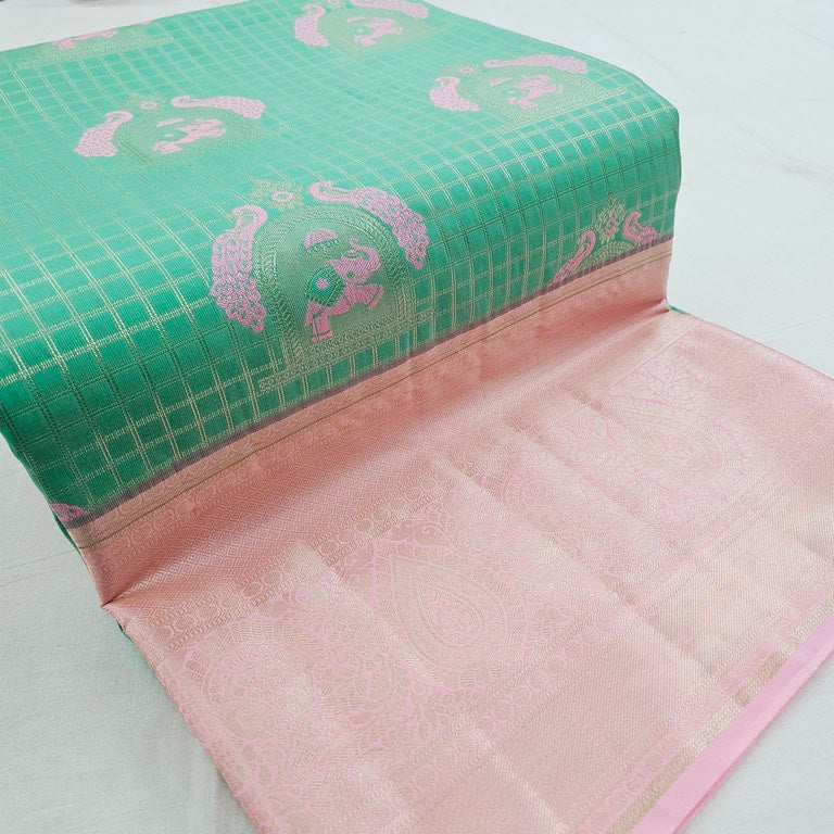 Kanchipuram Blended Tissue Silk Sarees 234