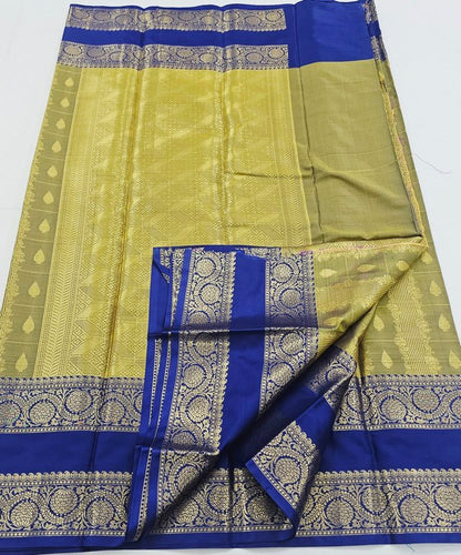 Kanchi Blended Trendy Fancy Silk Saree 827 – Kanchipuram Lakshaya Silks
