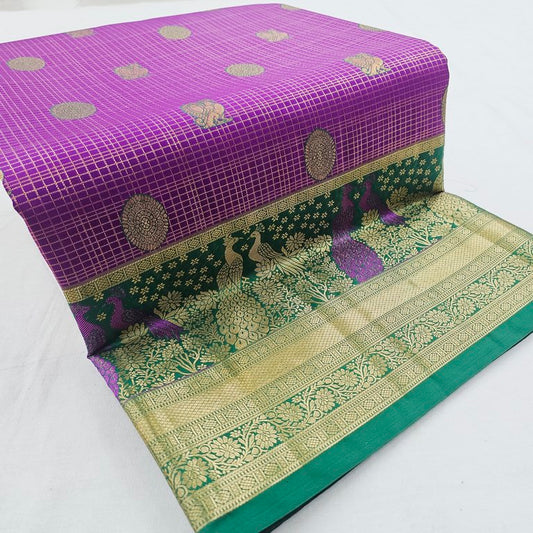 Kanchipuram Blended Bridal Silk Sarees 238