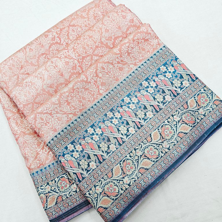 Kanchipuram Blended Korvai Tissue Silk Sarees 005