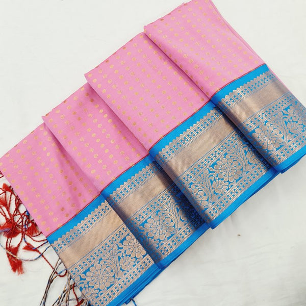 Kanchipuram Blended Korvai Soft Silk Sarees 1226