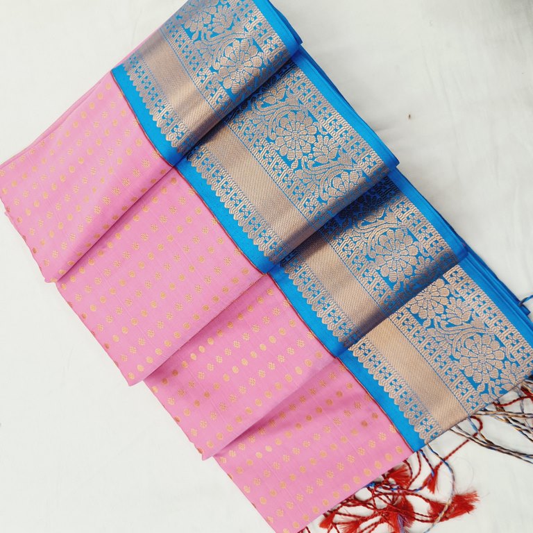 Kanchipuram Blended Korvai Soft Silk Sarees 1226