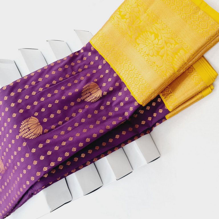 Kanchipuram Blended Korvai Soft Silk Sarees 352