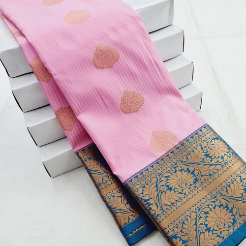 Kanchipuram Blended Korvai Soft Silk Sarees 353 – Kanchipuram Lakshaya Silks