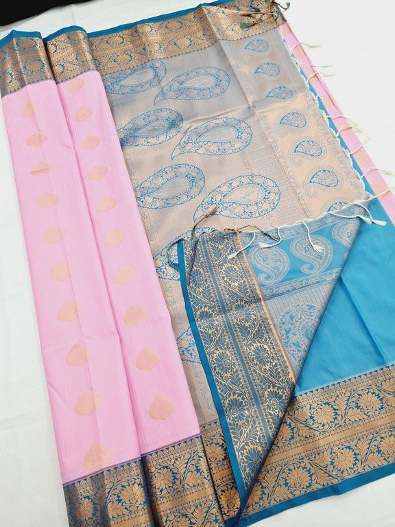Kanchipuram Blended Korvai Soft Silk Sarees 353