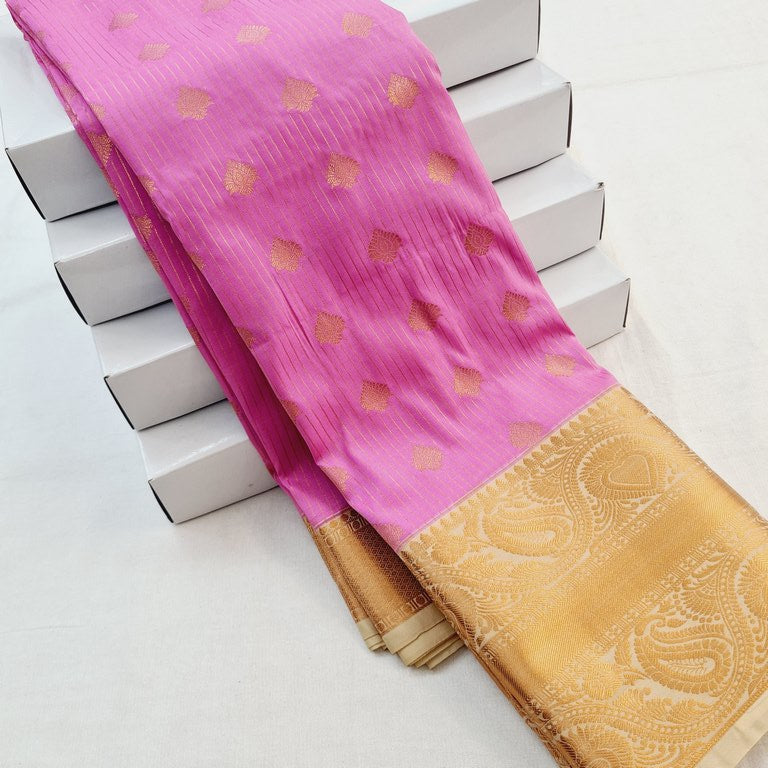 Kanchipuram Blended Korvai Soft Silk Sarees 359