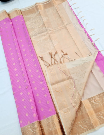 Kanchipuram Blended Korvai Soft Silk Sarees 359 – Kanchipuram Lakshaya Silks
