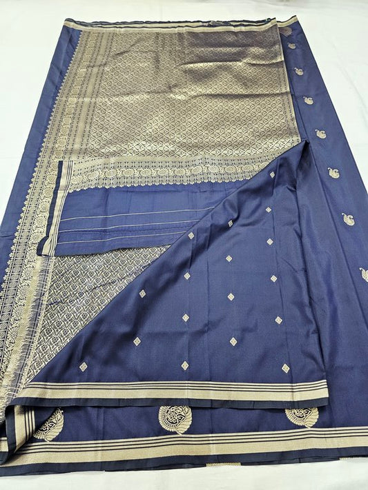 Kanchipuram Blended Minimal Soft Silk Saree 467