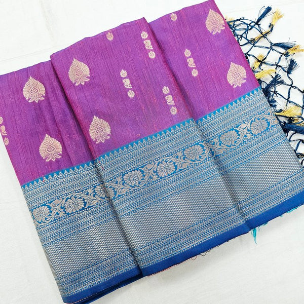 Kanchipuram Blended Korvai Soft Silk Sarees 1230