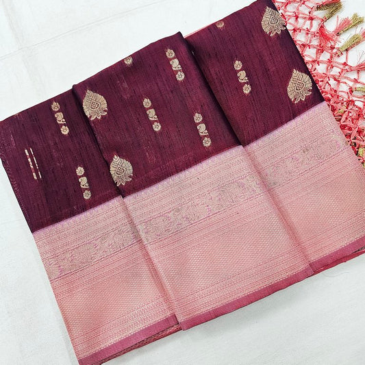 Kanchipuram Blended Korvai Soft Silk Sarees 1231