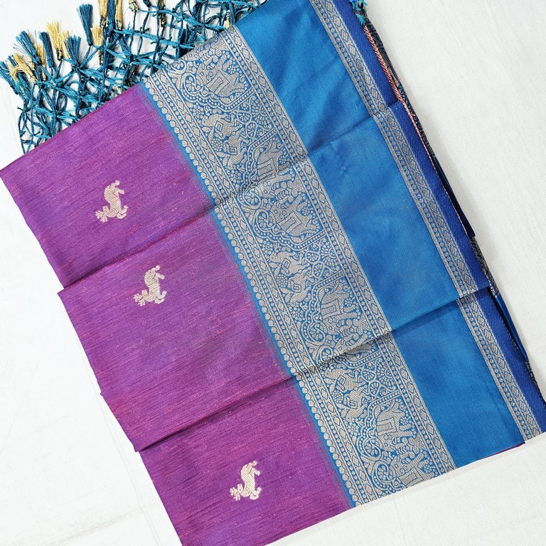 Kanchipuram Blended Korvai Soft Silk Sarees 1232