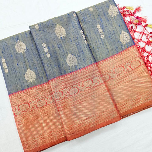 Kanchipuram Blended Korvai Soft Silk Sarees 1236 – Kanchipuram Lakshaya Silks