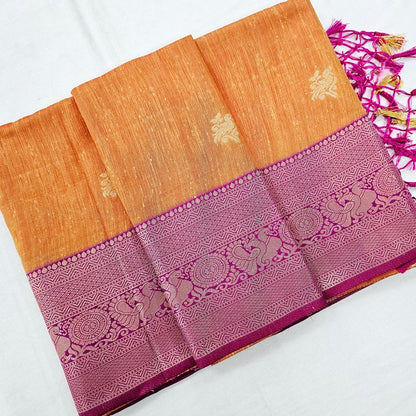 Kanchipuram Blended Korvai Soft Silk Sarees 1238 – Kanchipuram Lakshaya Silks