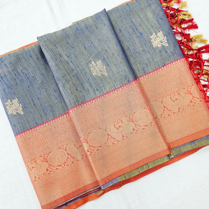 Kanchipuram Blended Korvai Soft Silk Sarees 1244 – Kanchipuram Lakshaya Silks