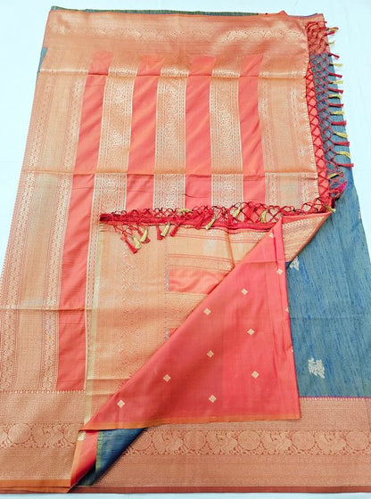 Kanchipuram Blended Korvai Soft Silk Sarees 1244 – Kanchipuram Lakshaya Silks