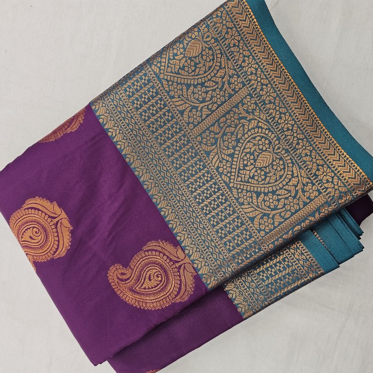 Kanchi Blended Trendy Fancy Butta Silk Saree 870