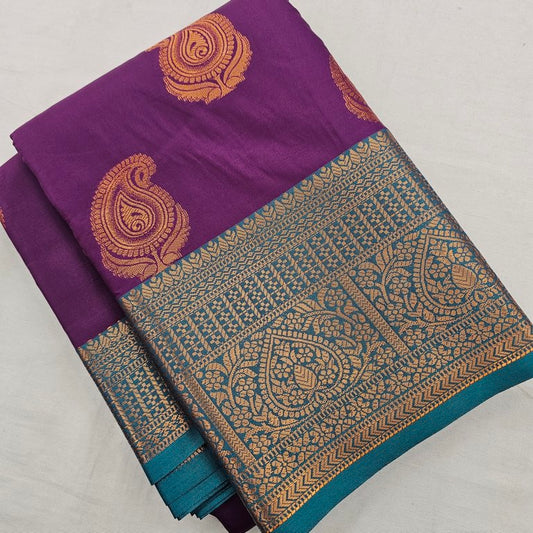 Kanchi Blended Trendy Fancy Butta Silk Saree 870