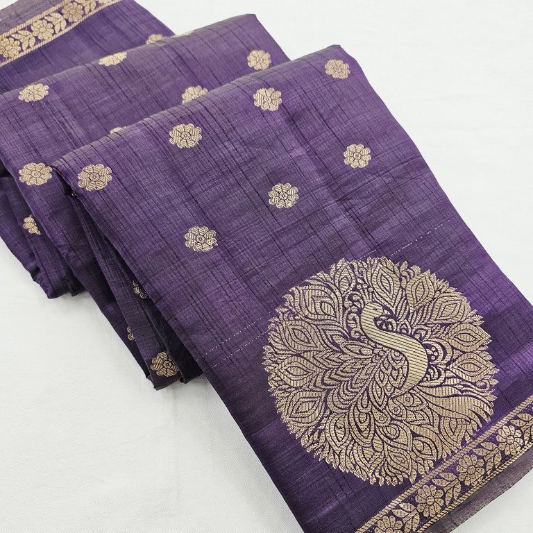 Kanchi Blended Trendy Tussar Silk Saree 837