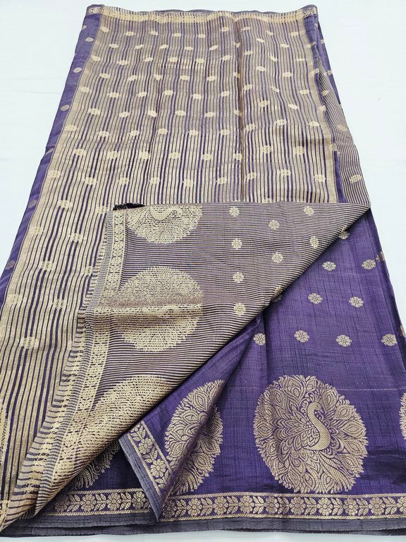 Kanchi Blended Trendy Tussar Silk Saree 837