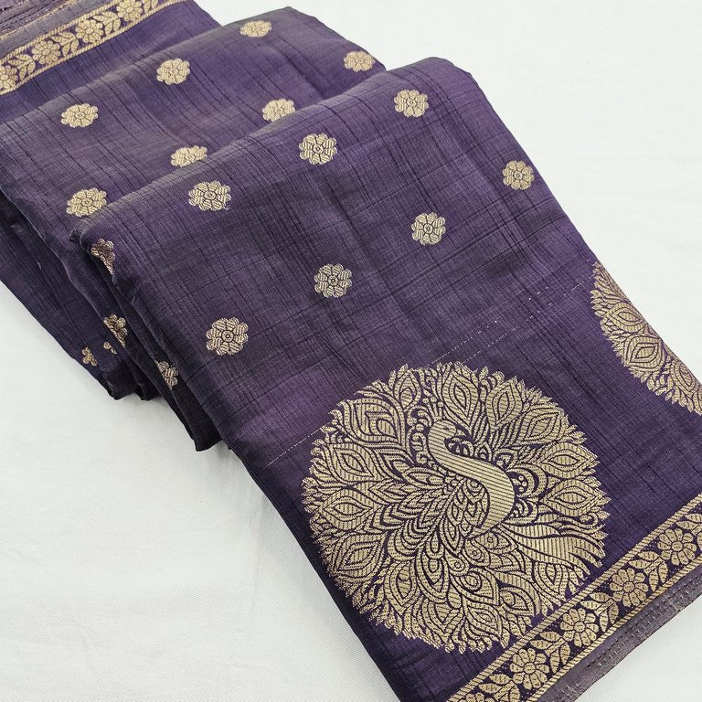 Kanchi Blended Trendy Tussar Silk Saree 838