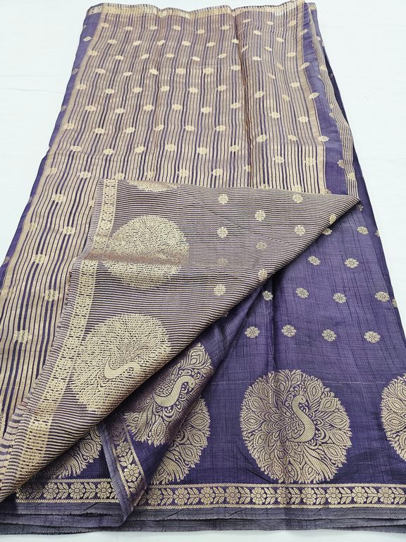 Kanchi Blended Trendy Tussar Silk Saree 838