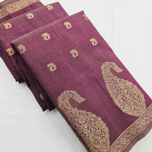 Kanchi Blended Trendy Tussar Silk Saree 845 – Kanchipuram Lakshaya Silks