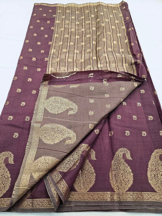 Kanchi Blended Trendy Tussar Silk Saree 847