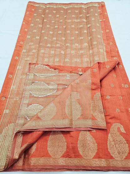 Kanchi Blended Trendy Tussar Silk Saree 848