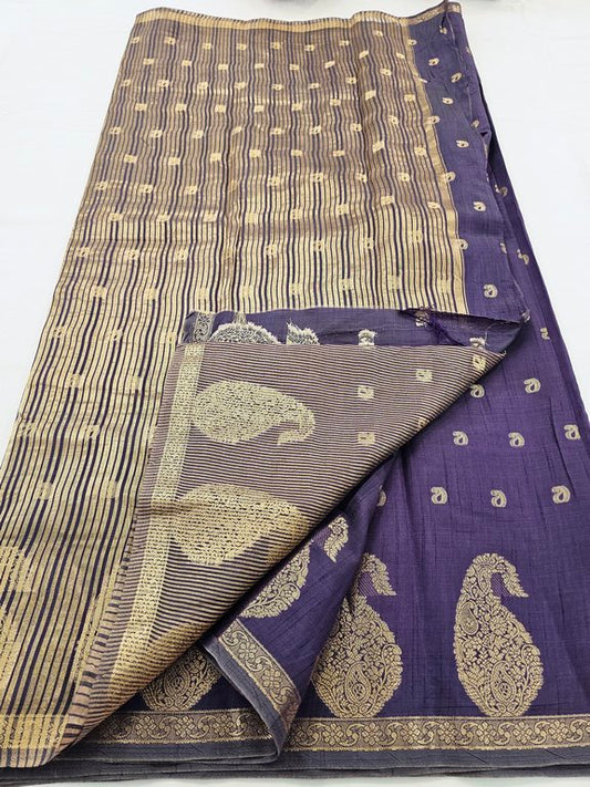 Kanchi Blended Trendy Tussar Silk Saree 854