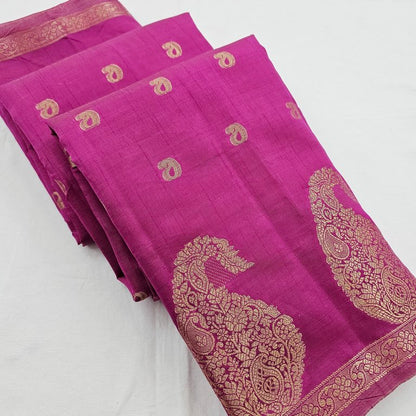 Kanchi Blended Trendy Tussar Silk Saree 855 – Kanchipuram Lakshaya Silks