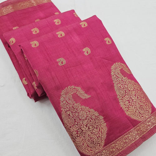 Kanchi Blended Trendy Tussar Silk Saree 857 – Kanchipuram Lakshaya Silks