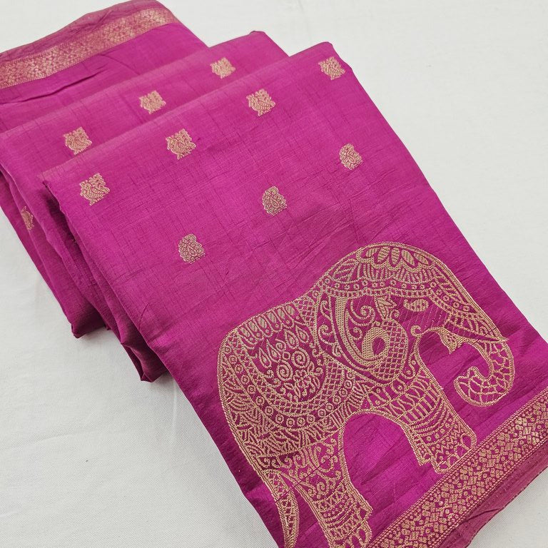 Kanchi Blended Trendy Tussar Silk Saree 858