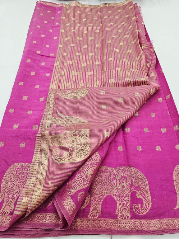 Kanchi Blended Trendy Tussar Silk Saree 858