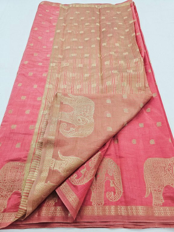 Kanchi Blended Trendy Tussar Silk Saree 860