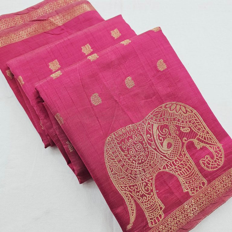 Kanchi Blended Trendy Tussar Silk Saree 861