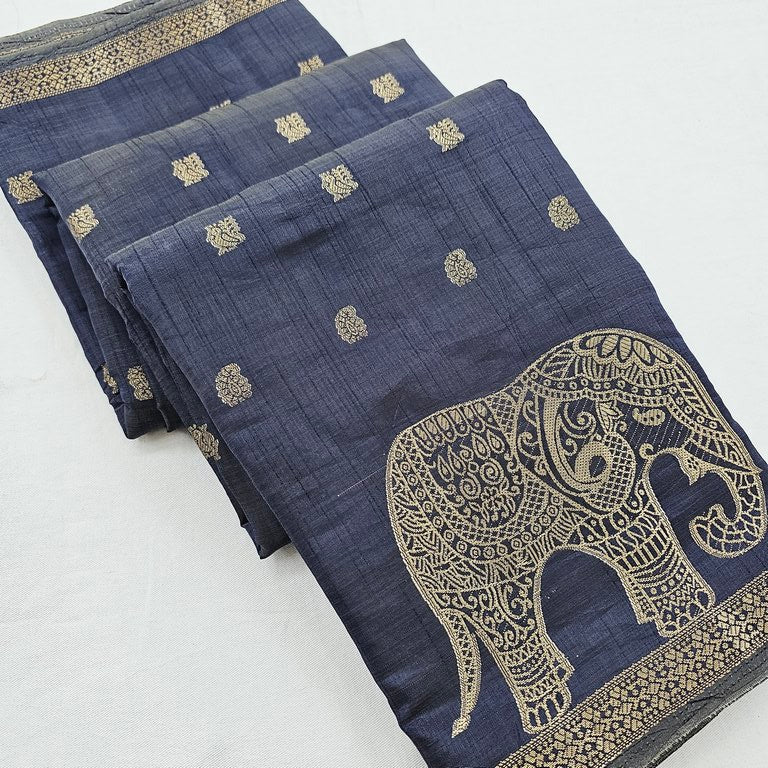 Kanchi Blended Trendy Tussar Silk Saree 862