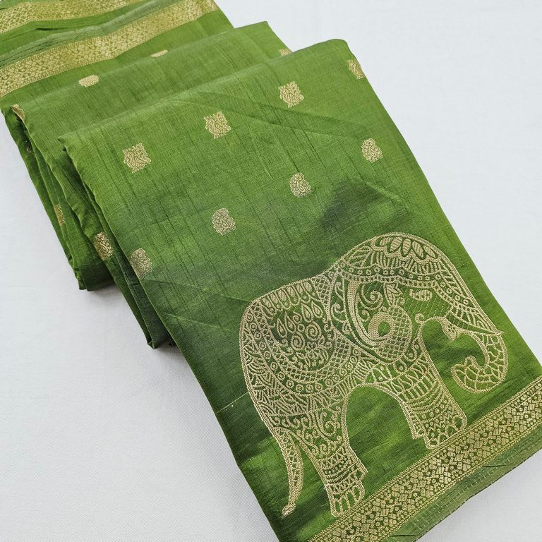 Kanchi Blended Trendy Tussar Silk Saree 863