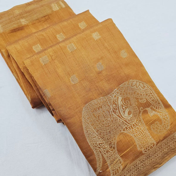 Kanchi Blended Trendy Tussar Silk Saree 864