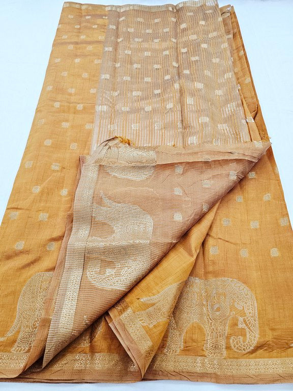 Kanchi Blended Trendy Tussar Silk Saree 864